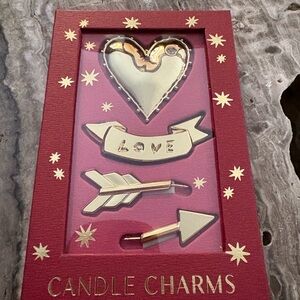 New Anthropologie "Love" Candle Charms